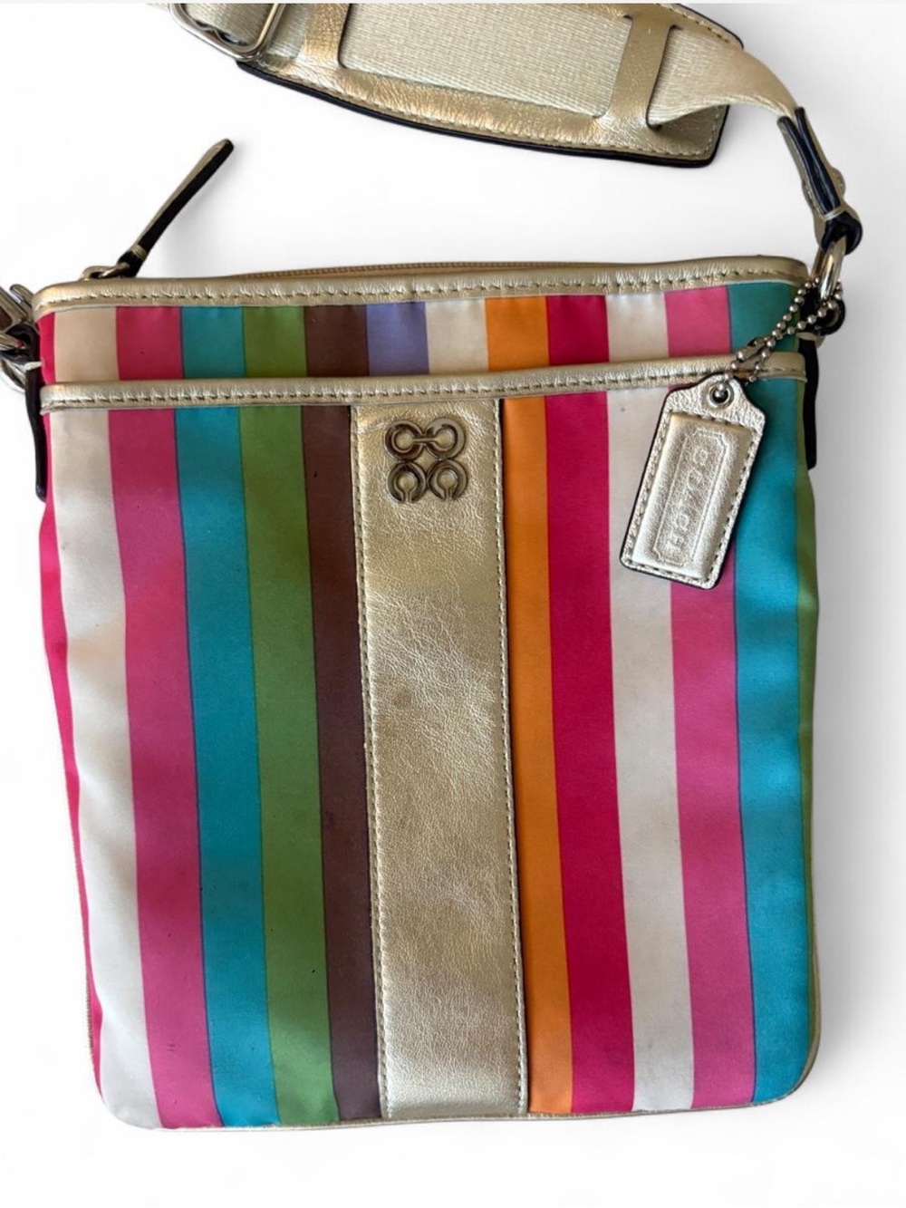 Coach Julia Stripe Legacy Swingpack